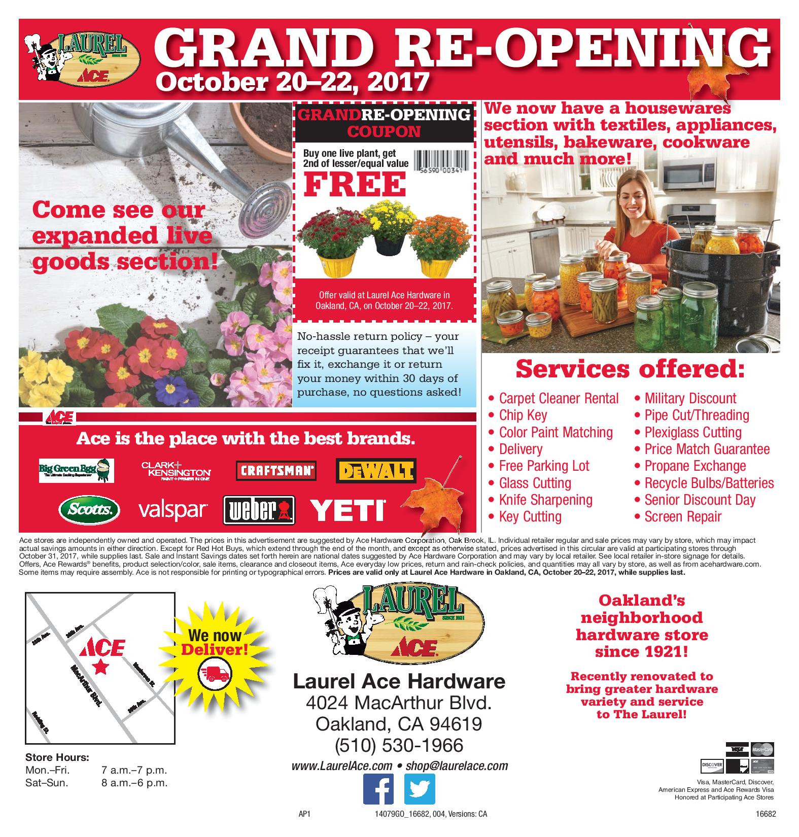 Laurel Ace Grand Reopening Circular Page 4