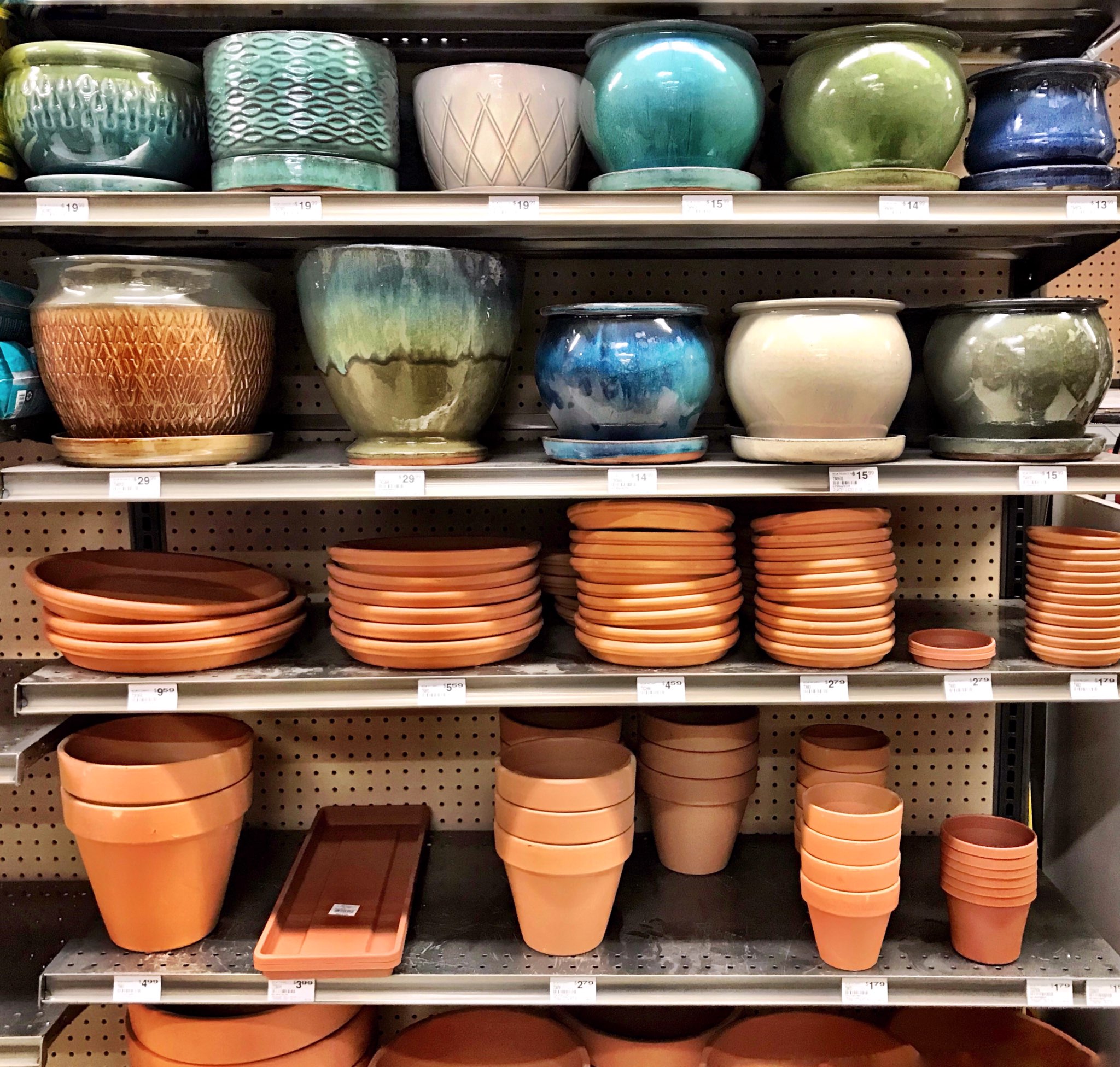 Pottery display