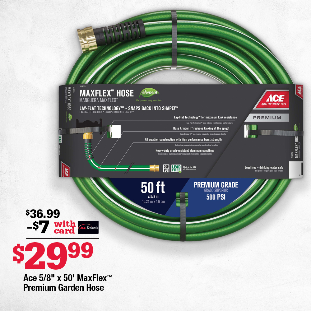 July 2017 MaxFlex Hose Banner