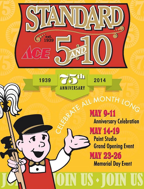 Standard 5and10 75th Anniversary Flyer