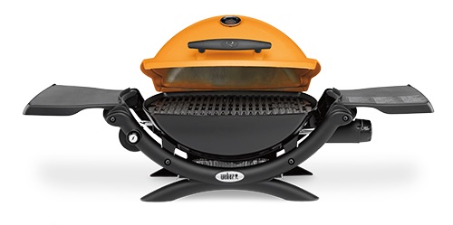 Weber Q 1200 LP Orange Gas Grill