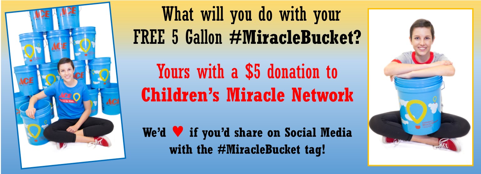 Tag #MiracleBucket on Social Media