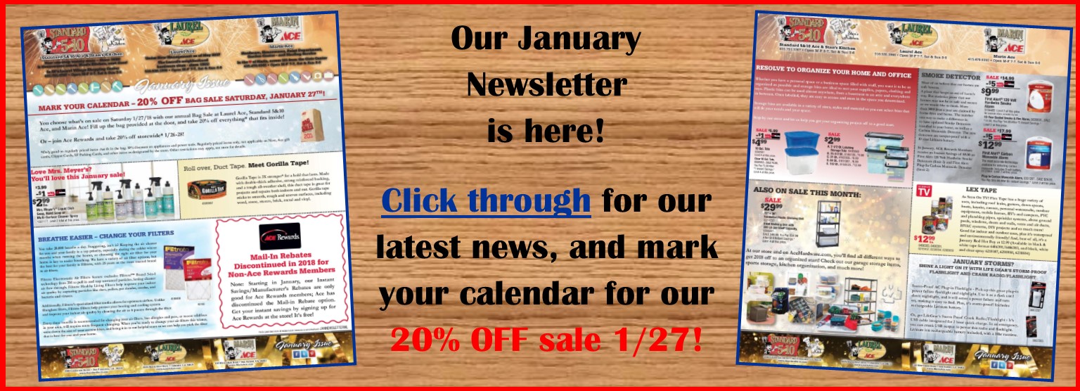 January 2018 Newsletter