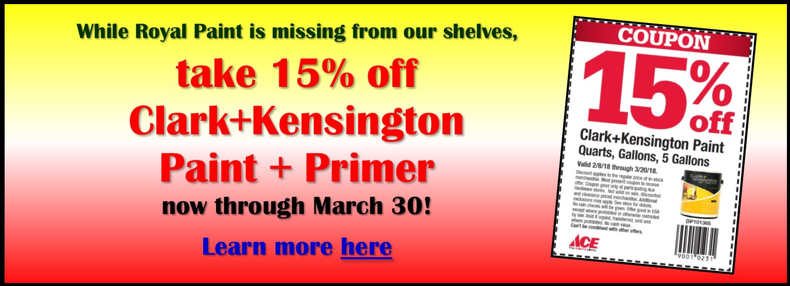 15% off Clark+Kensington Coupon Slider