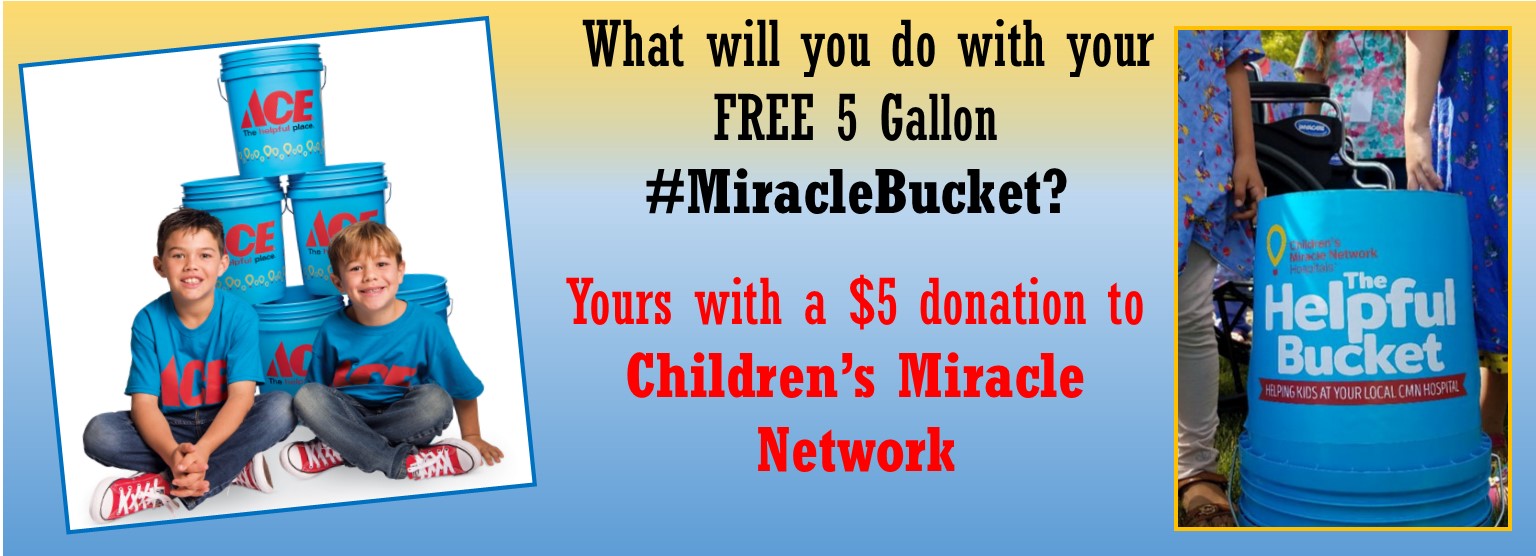 Blue Bucket CMN Fundraiser