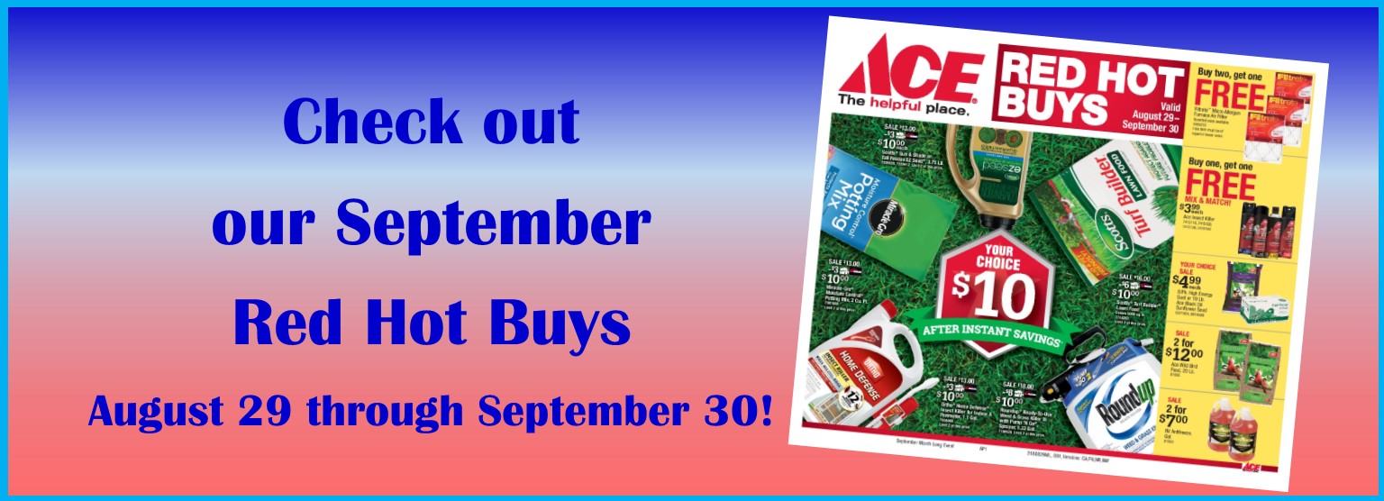 September Red Hot Buys