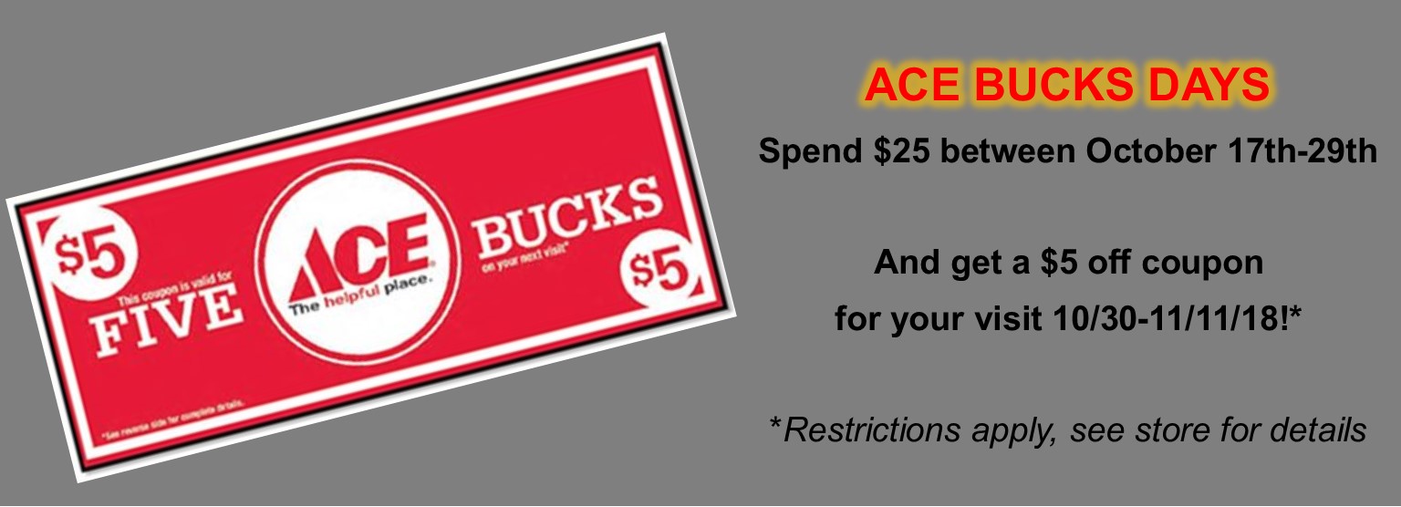 Oct Ace Bucks