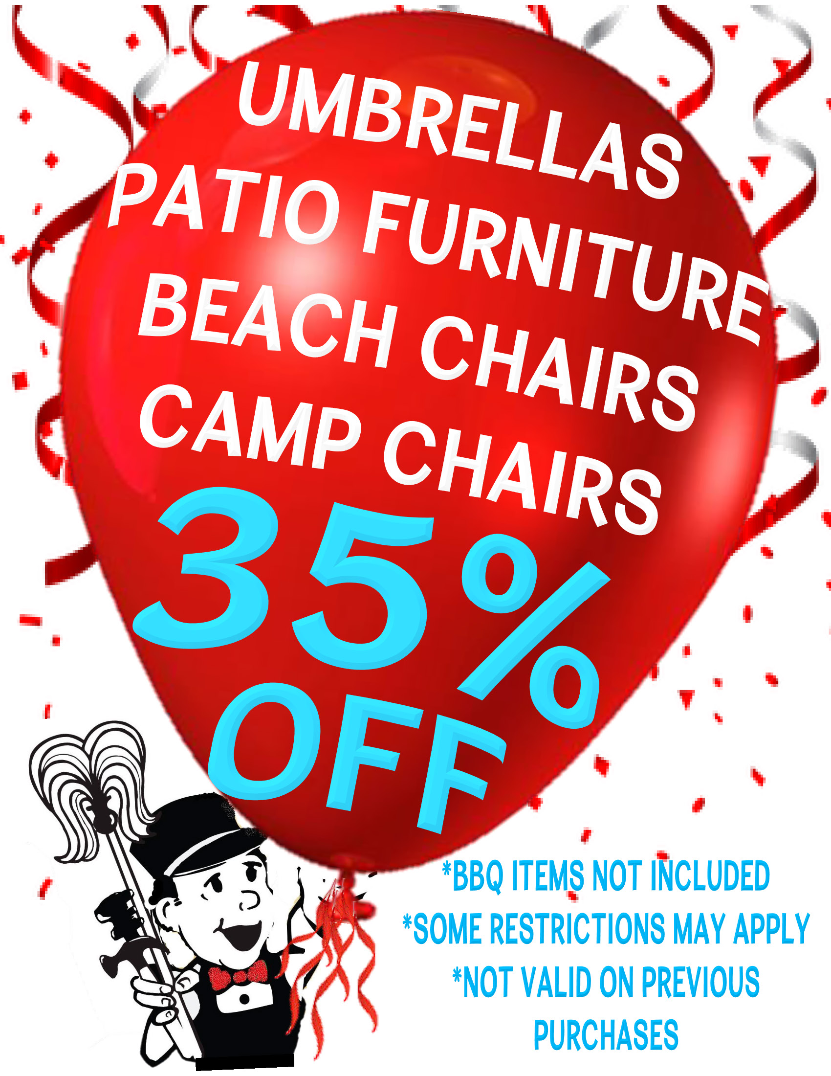 35% off summer furniture