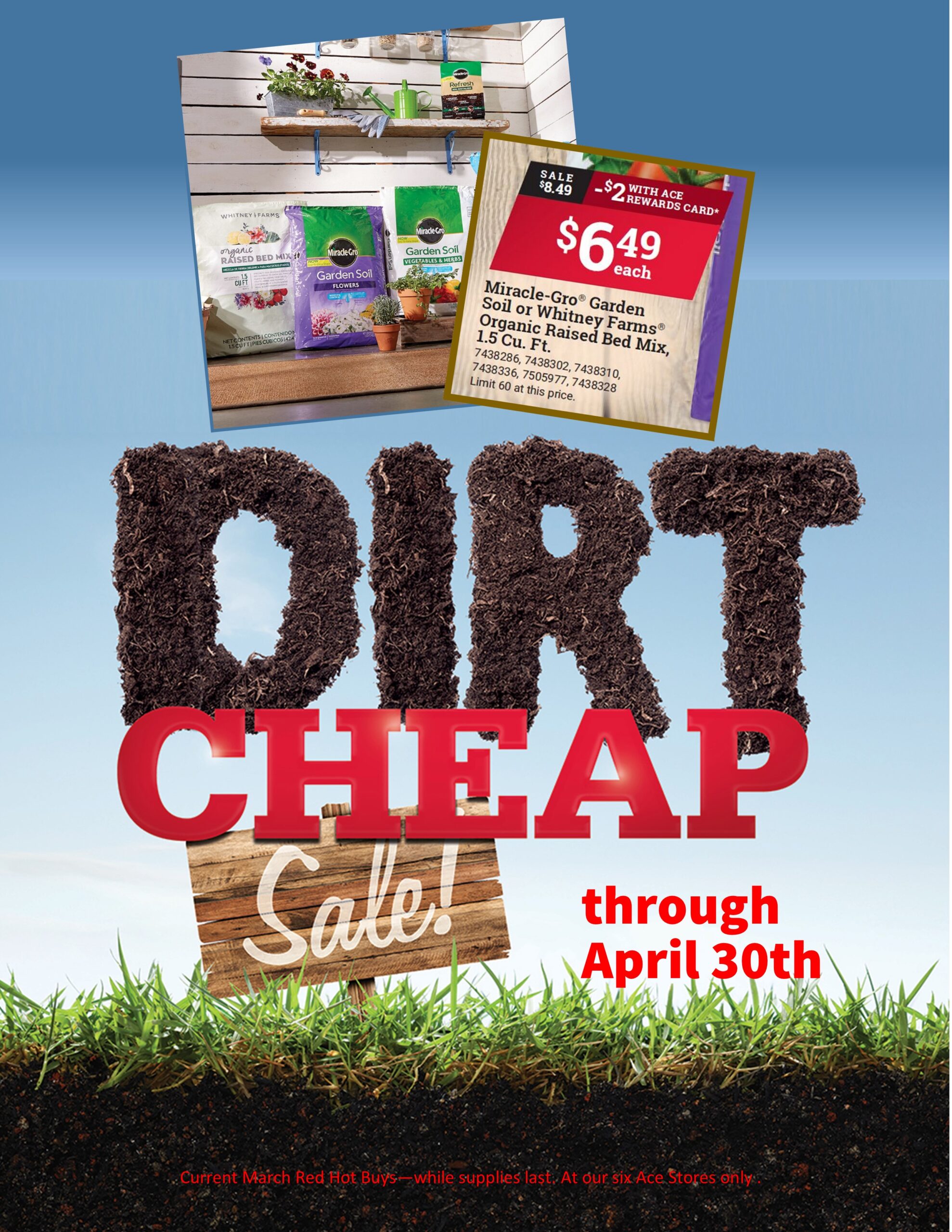 April Dirt Cheap RHB