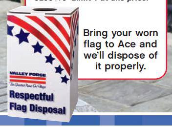 flag disposal