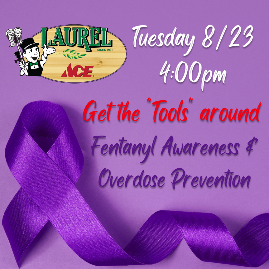 Tuesday 8/23 4pm - "Tools" around Overdose Prevention