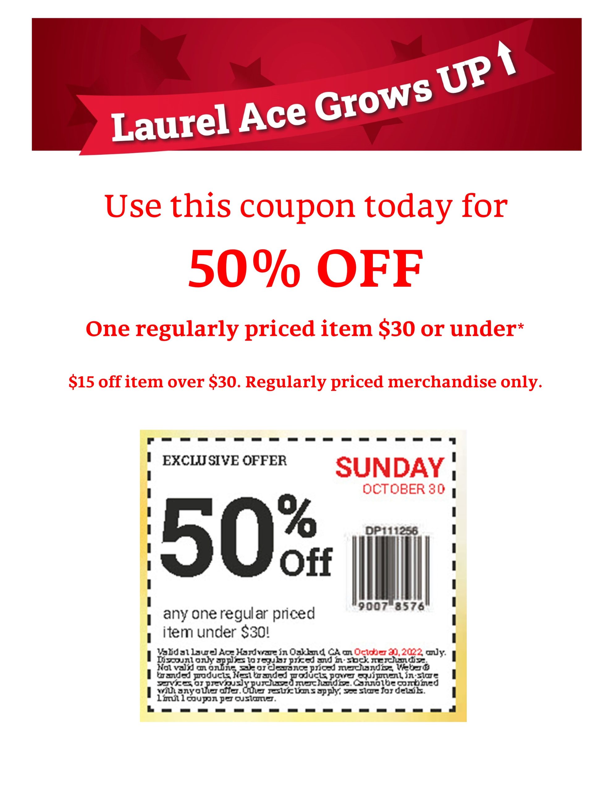 Oct 30 Coupon