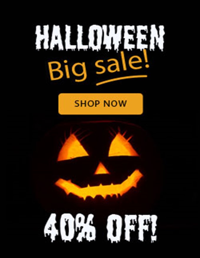 40% off Halloween