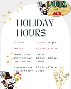 Holiday Hours 2024